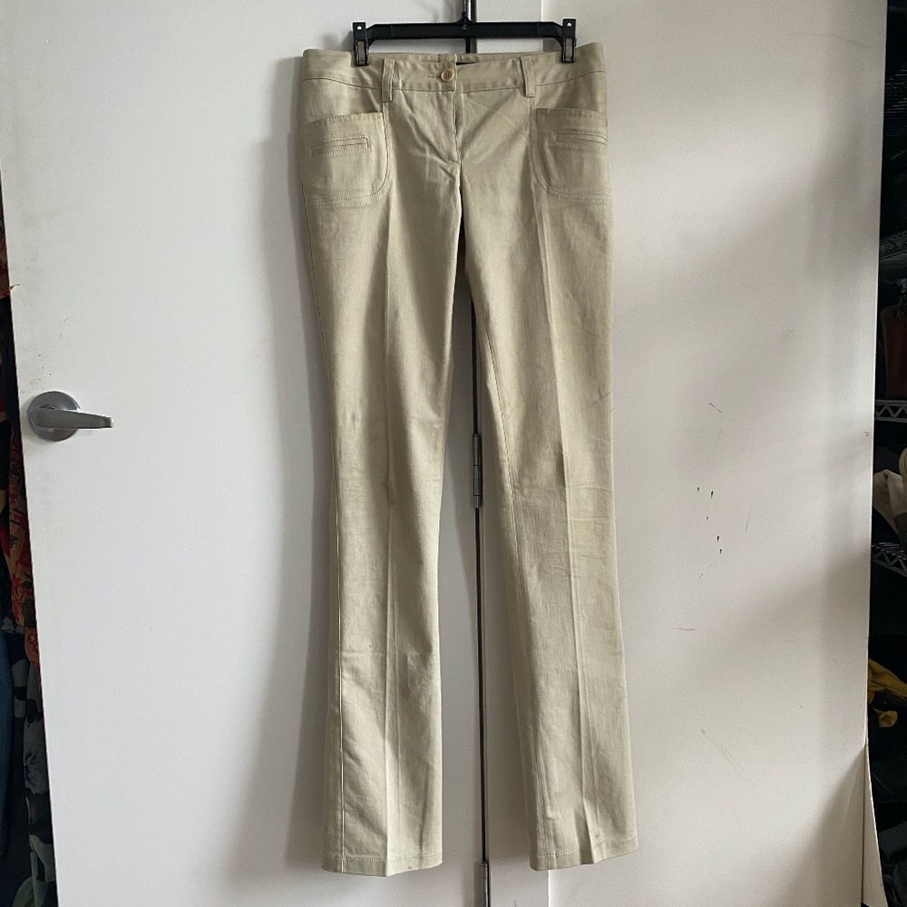 Neutral Tan Barbara Bui Trousers  (Vintage)